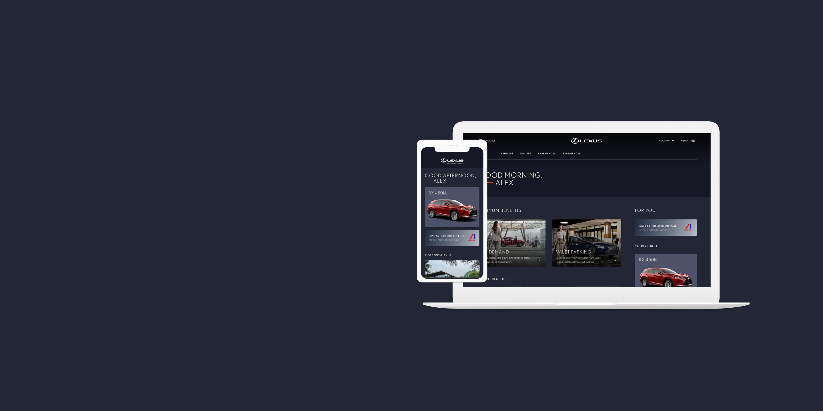 Owners app shown on a laptop desktop and phone screen